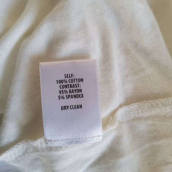 Bailey 44 Bareback Off Shoulder Embroidered Crochet Gauze Top Size M White - Picture 8 of 10